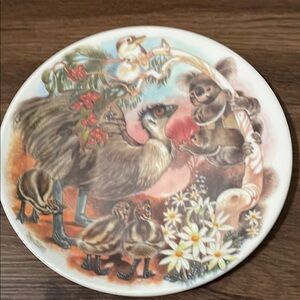 Tender Lullaby a Cute Plate By Lena Liu